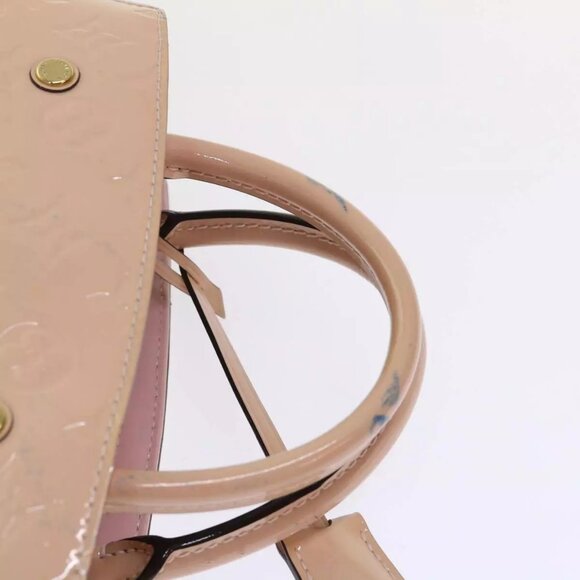 LOUIS VUITTON Monogram Vernis Montaigne BB Bag Rose Valerine - Picture 13 of 16